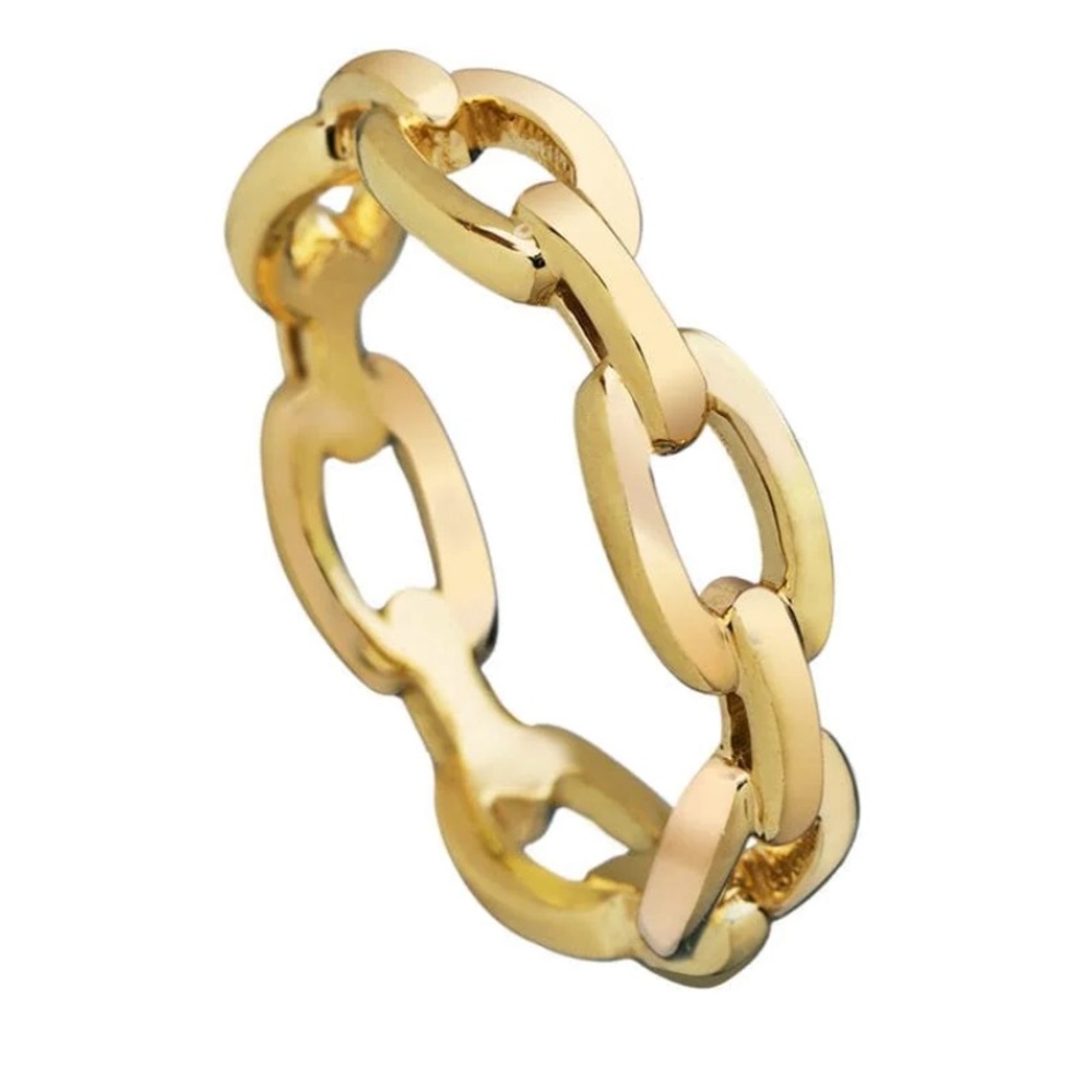 Jennifer Zeuner Carmine Ring Size 6 14k Yellow Gold